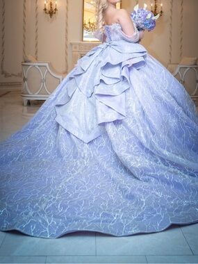 Quinceañera Lilac Ball Gown Dress